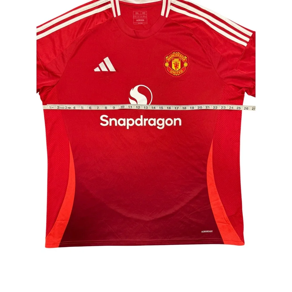 Adidas Manchester United Jersey Mens 2XL Red Excellent Maguire 5 Snapdragon